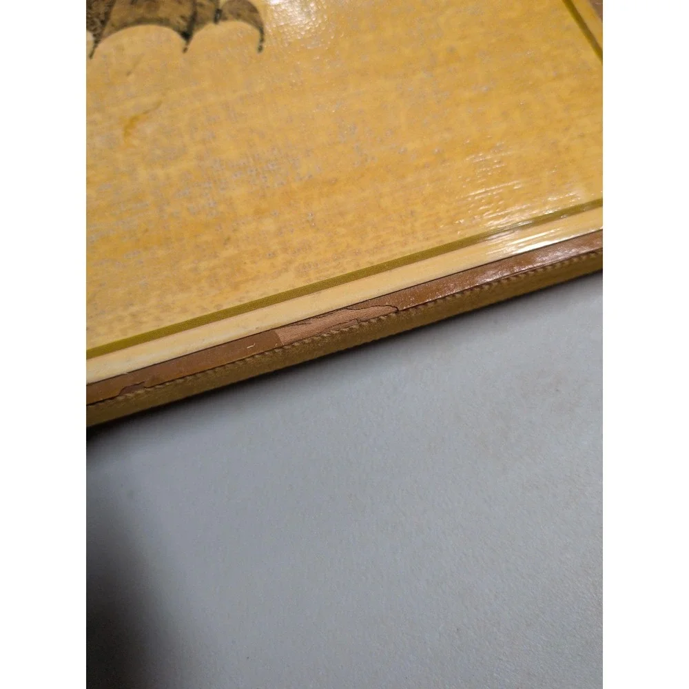 Vintage Holly Hobbie Wooden Plaques Set of 2 1970s Children Wall Art Yellow